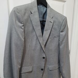 Tommy Hilfiger Men's Checkered Gray Blazer